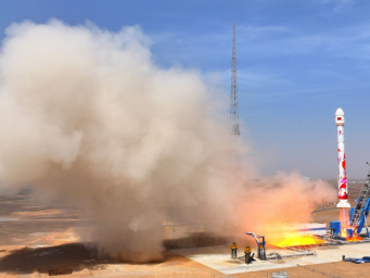 外媒关注：中企成功发射新型甲烷动力火箭